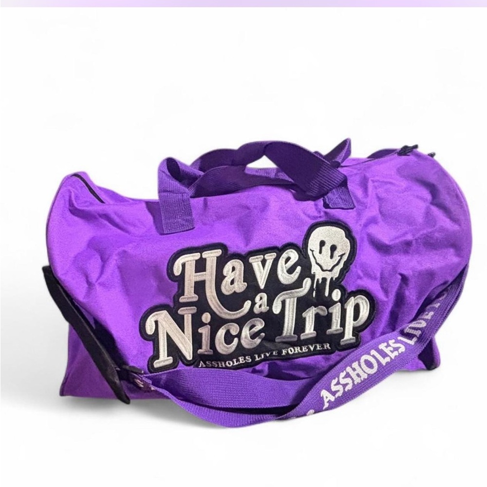 Alf Purple Duffel Bag